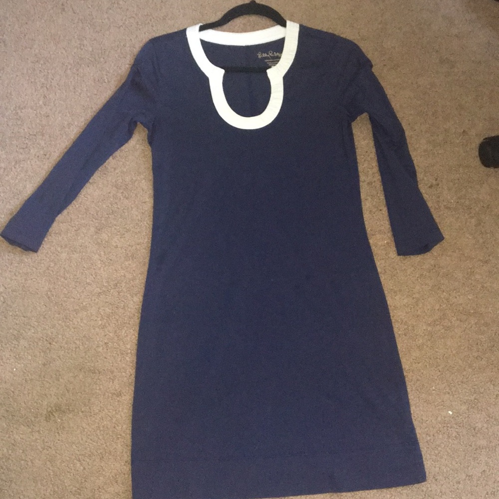 xs lilly pulitzer cotton dress